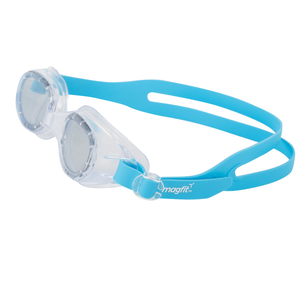 Magfit Unisex Aqua/Smoke Swimming Goggles