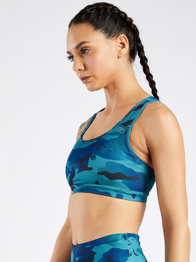 Essential Camo Printed Sports Bra #6