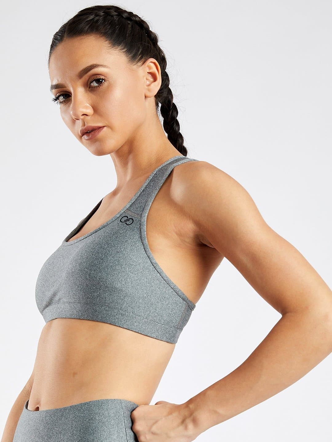 Maxtreme Active Grey Sports Bra