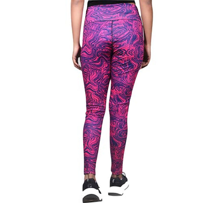 Women’s Skinny Fit Polyester Leggings (Inter Shine)