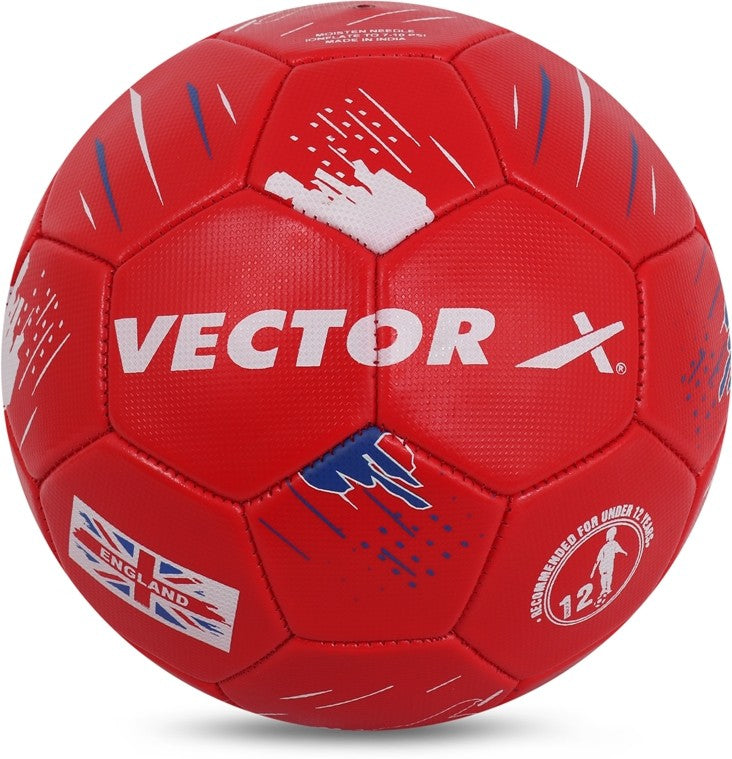 England Machine Stitched Embose PVC Football - Size: 5 (Pack of 1)