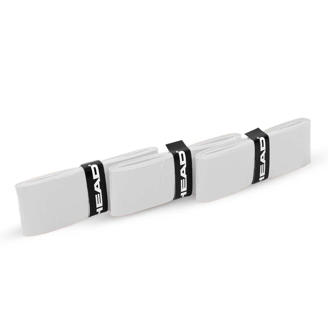 Softex Badminton Over Grip | Colour - White | (Pack of 3)