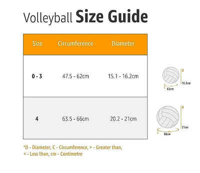 Super Volley Volleyball | Size 4 (Multicolour) (15002)