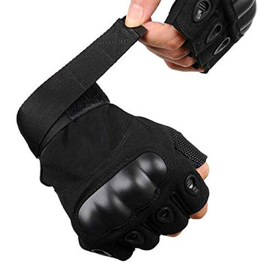 Half Finger Glove Multi Sports Non-Slip (Freesize | Black)