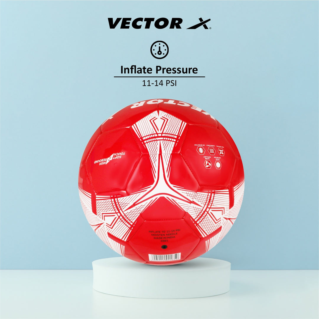 Venus Football - Size: 5 (Pack of 1 | Red | White)