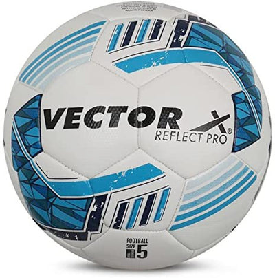 Reflect Pro Football - Size: 5 (Pack of 1)(White-Blue-Black)