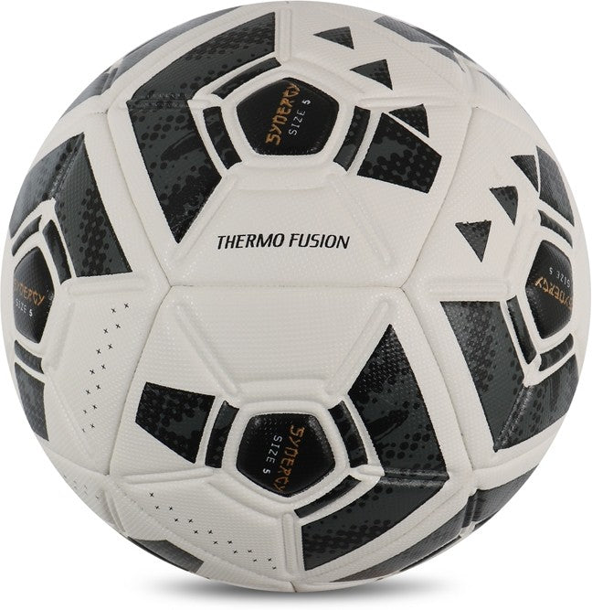 Synergy Football - Size: 5 (Pack of 1)(White-Black)