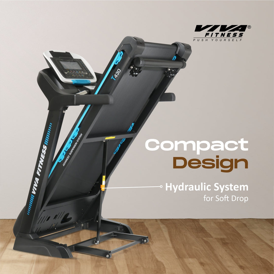 T-430 Motorized Treadmill with Manual Incline