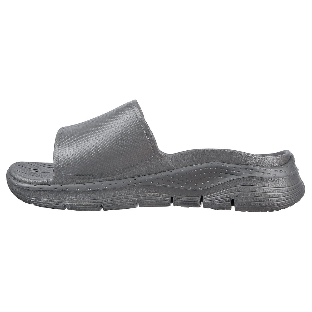 Men's Arch Fit Foamies Fee Slide (Charcoal)