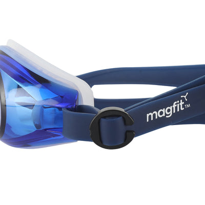 Magfit Unisex Pro Navy/Blue Swimming Goggles