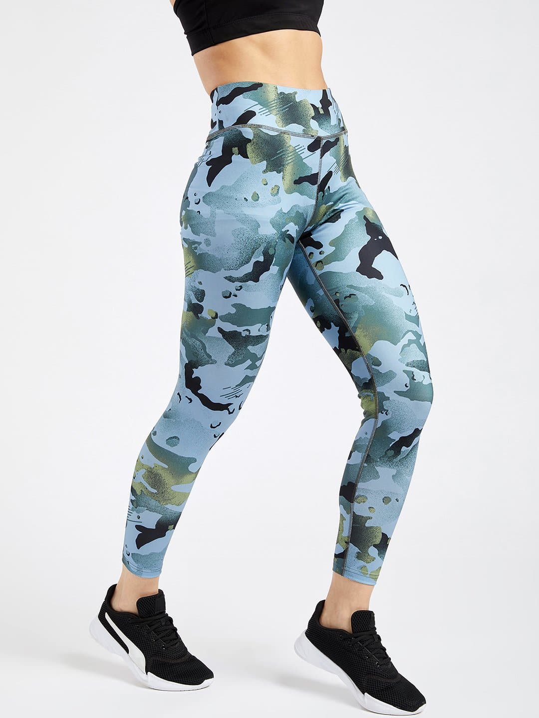 Essential Camo Printed Full Length Leggings#2