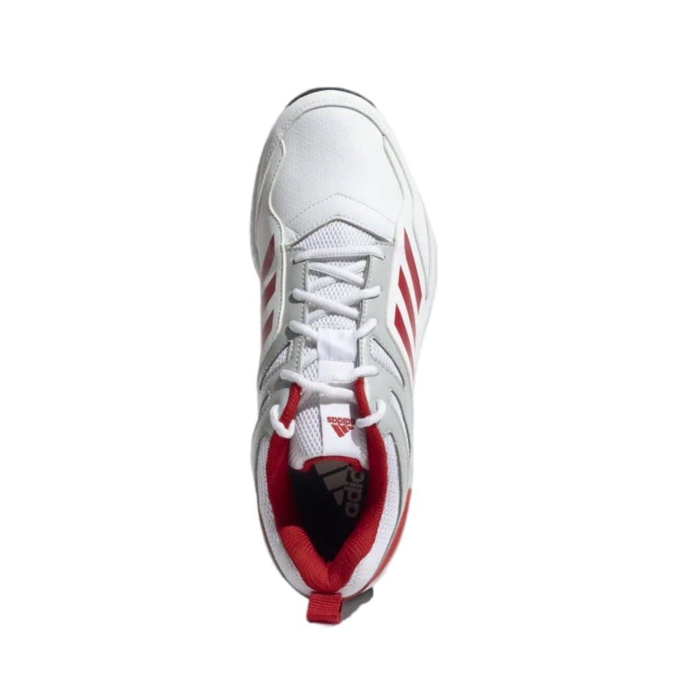 Men's Cririse V2 Cricket Shoe (Cloud White/Better Scarlet/Stone)