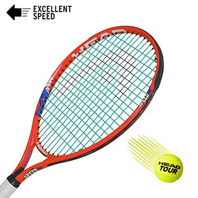 Speed 21 Junior Aluminum Tennis Racquet (Strung) Multicolour