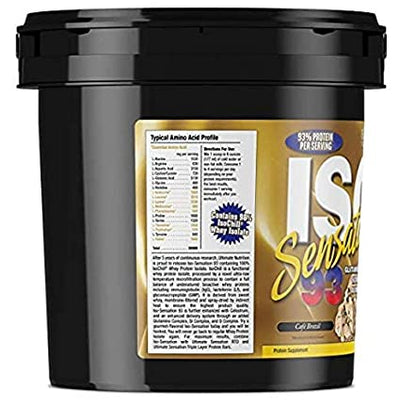 Ultimate Nutrition ISO Sensation 93 WHEY- 5 lbs (Cafe Brazil)