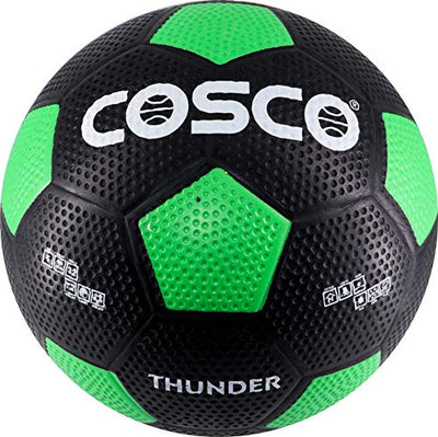 Thunder Size 5 Green Football | Size 5 (Multicolour)