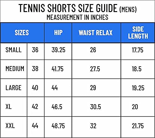 HPS-1103 Polyester Tennis Shorts Large | Dark Grey