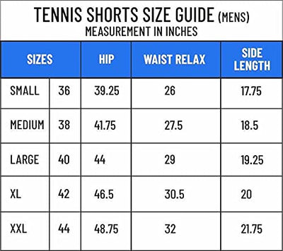 HPS-1101 Polyester Tennis Shorts Large | White