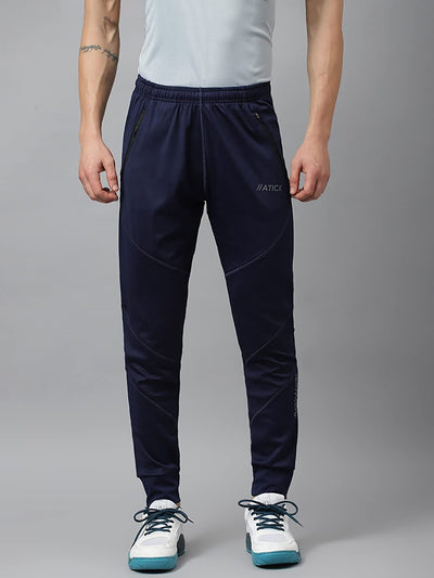 Men's Slim Fit Polyester Joggers (Sappire Blue)