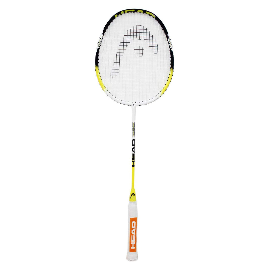 Nano Ti Comp Graphite Aluminium Badminton Racquet (Full Cover | Yellow White)