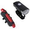 Combo of Rechargeable Head Cycle Light and Cycle Tail Light Cycle Light led for Bicycle (Pack of 2)