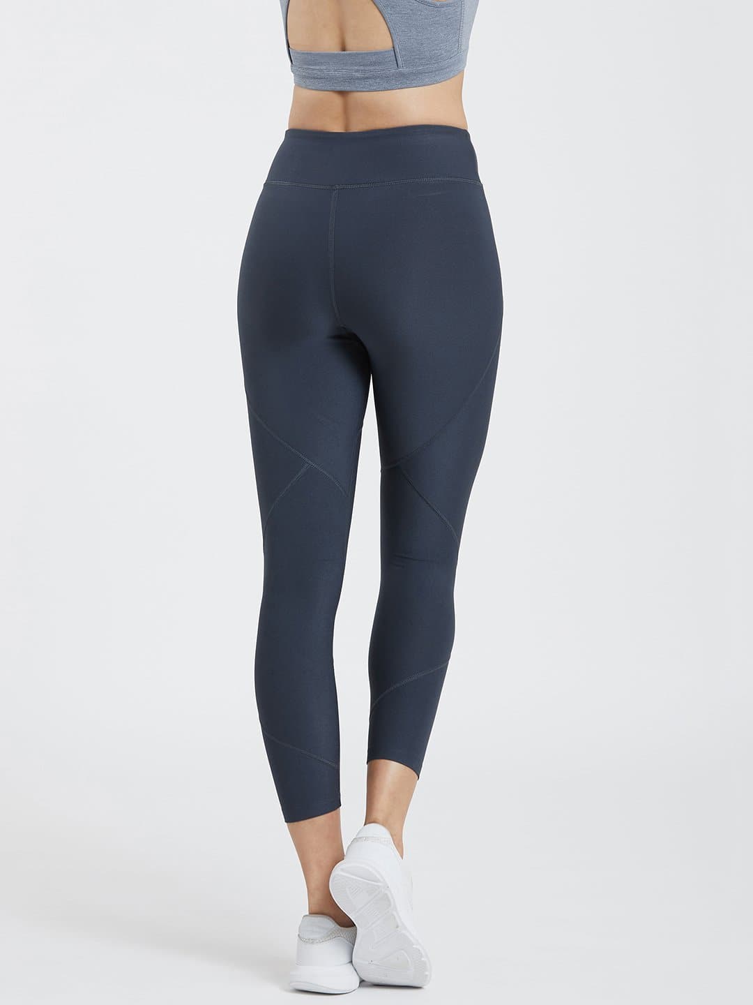 Creeluxe Graceful Pacific Blue Ankle Length Leggings