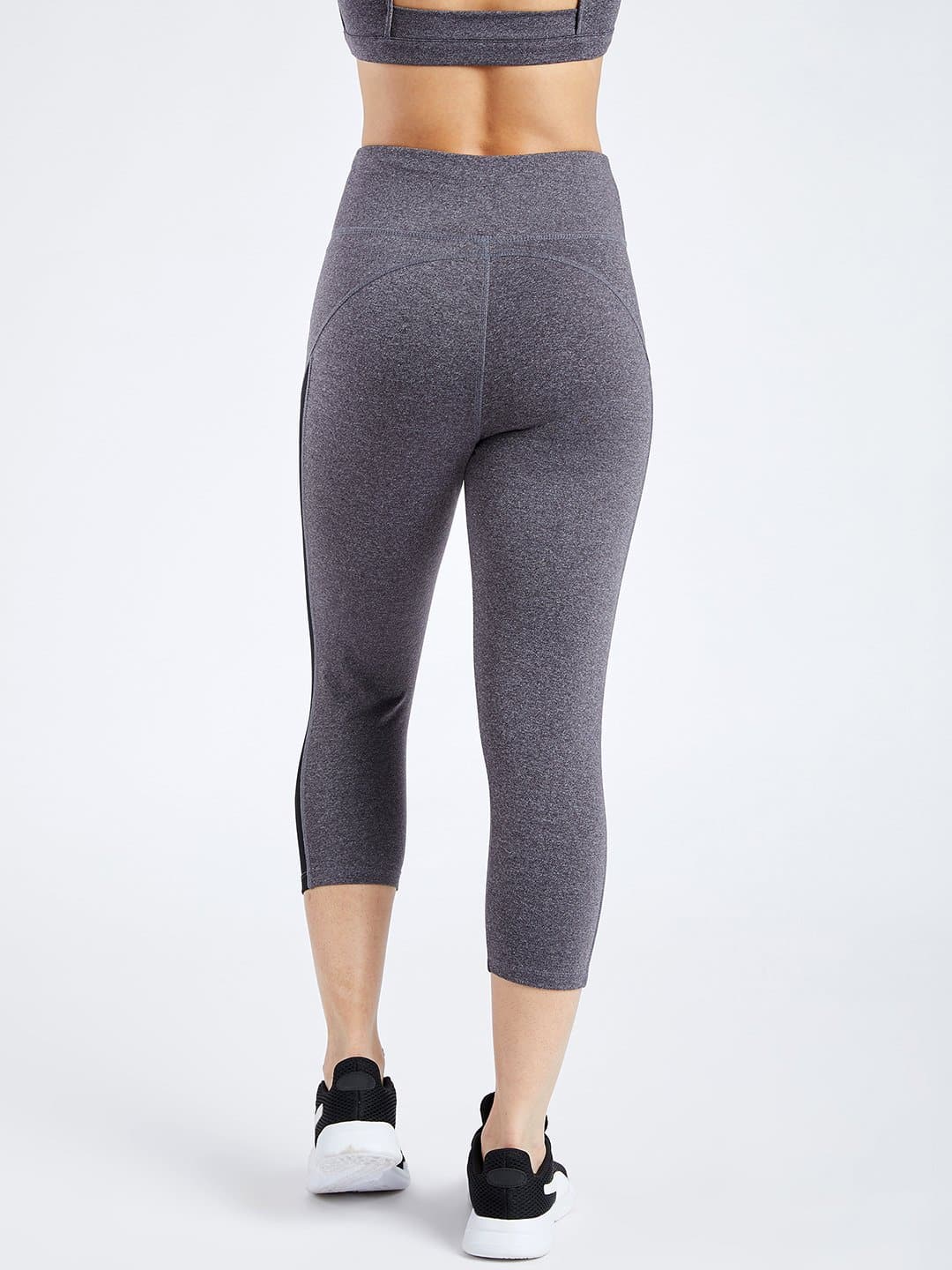 Essential Charcoal Spacedye Hardcore Capri Leggings