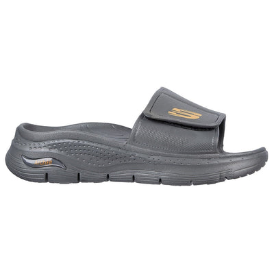 Men's Arch Fit Foamies Fee Slide (Charcoal)