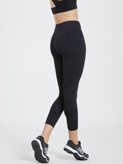 Maxtreme Power me Black Ankle Pocket Leggings