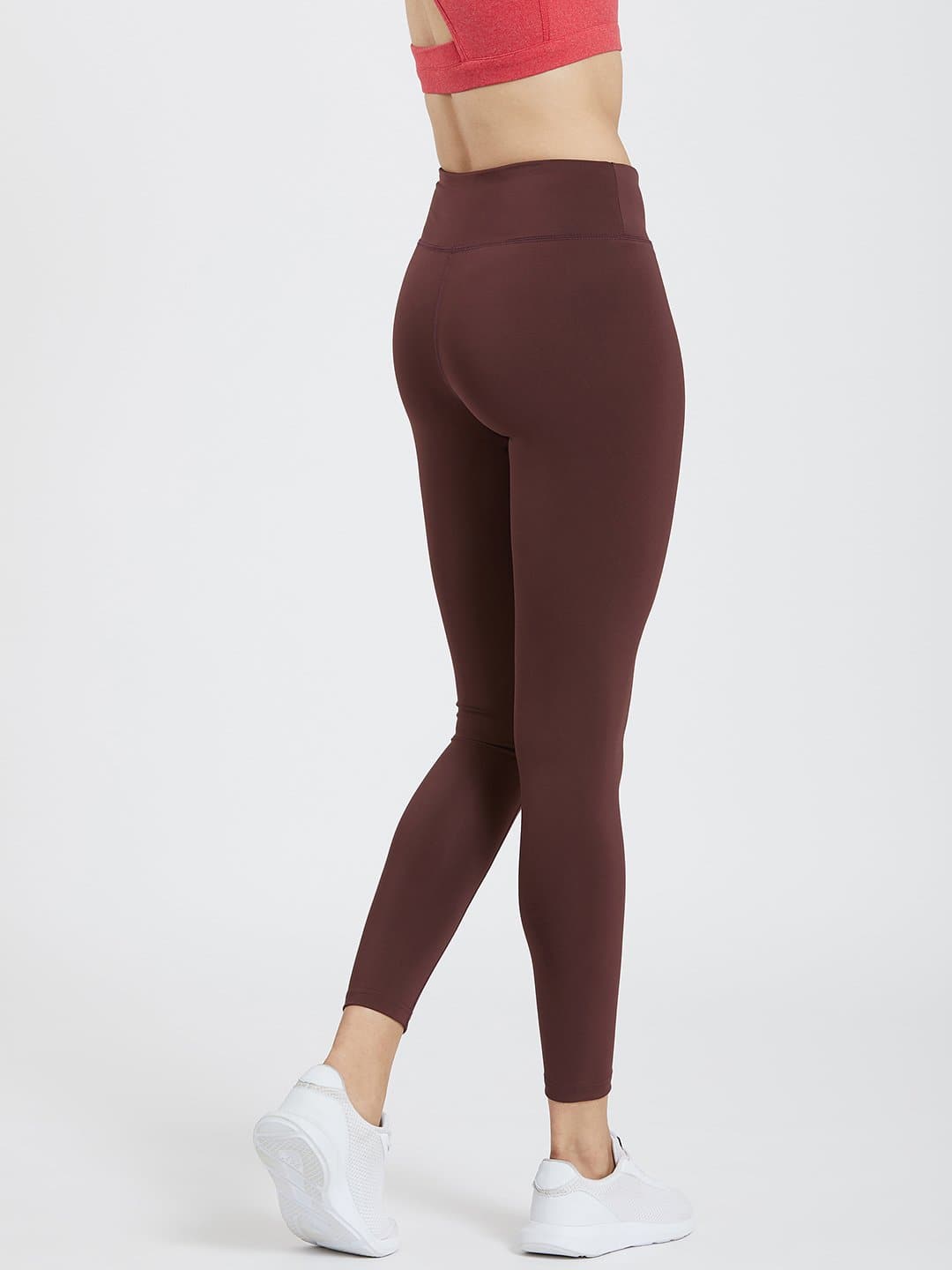 Creeluxe Flatter me Burgundy Full Length Leggings