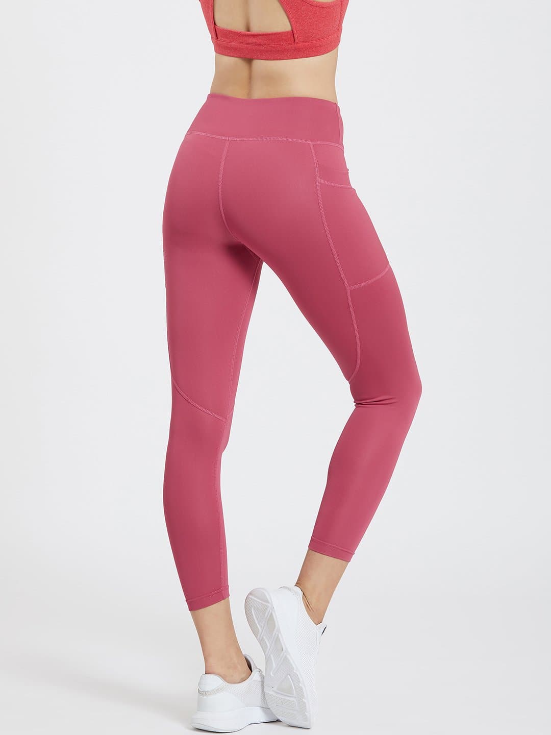 Maxtreme Power me Hippie Pink Ankle Pockets Leggings