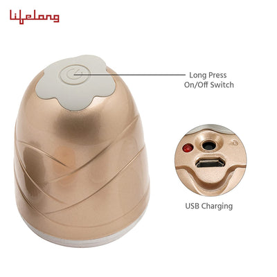 Rechargeable Face Cleaning Massager (Golden)