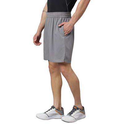 Men's Regular Fit Polyester Shorts (Grey)