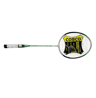 Aluminum Badminton Racquet (Cb 88 | Green And Silver | 0.0896 G)