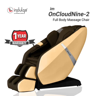 OnCloudNine-2 Full Body Massage Chair with Rolling and Air Squeezing Massage for Feet (Free Installation)