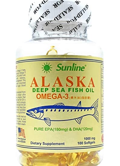 Sunline Alaska Deep Sea Fish Oil Omega-3 | 100 Count (Pack of 1)