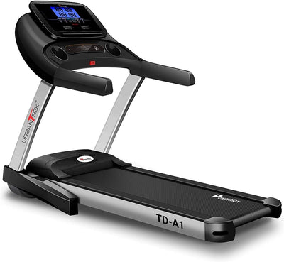 Urban Trek TD-A1 4.0HP Peak Pre-Installed Motorized Treadmill with Android and iOS App | black