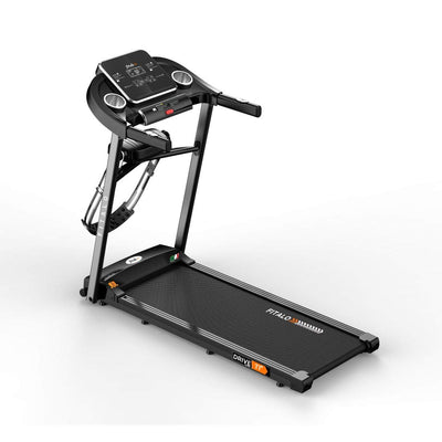 Drive T1 Plus (3.0 HP Peak) DC Motor Motorized Treadmill with Massager | AUX Input and Free DIY Installation Assistance for Home use
