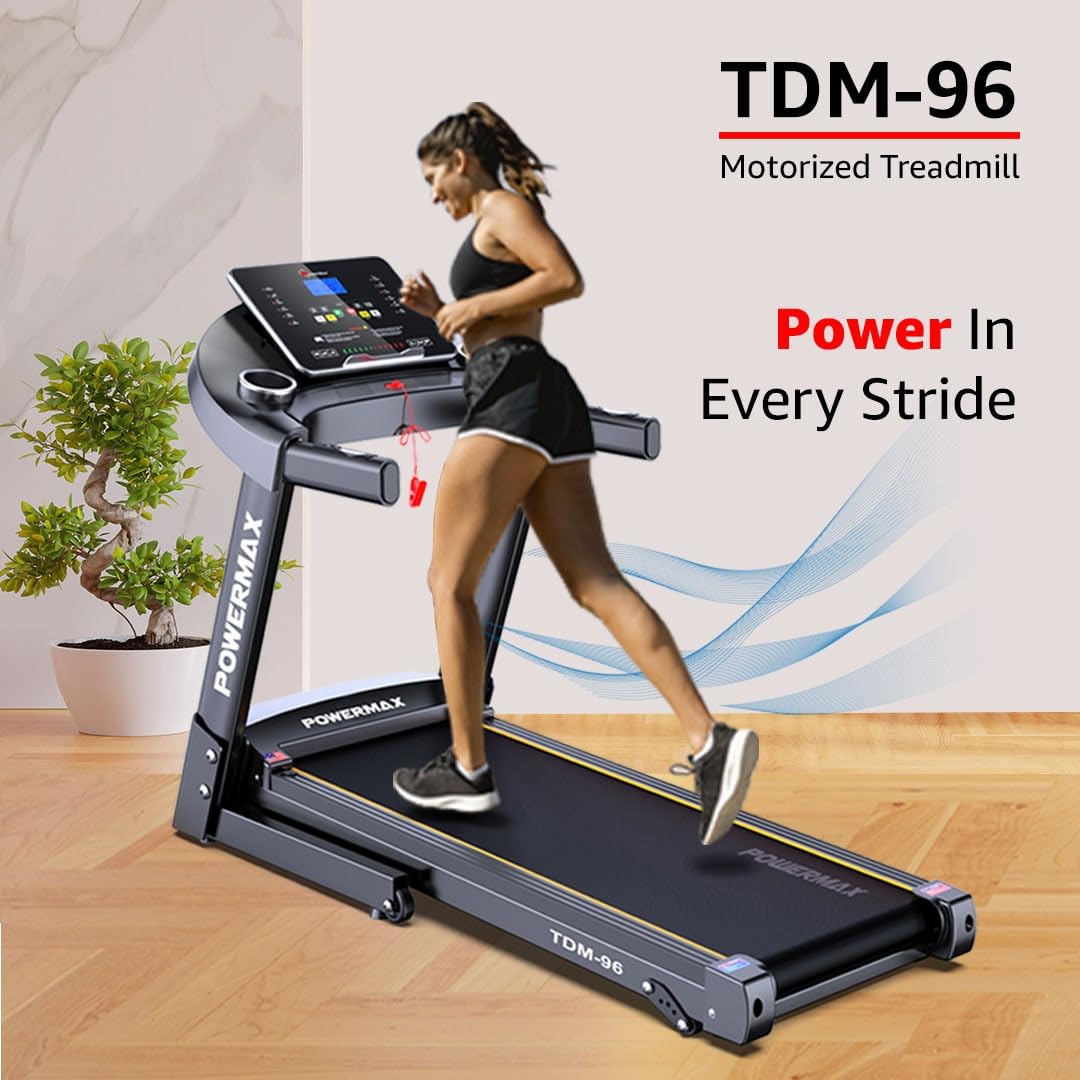 TDM-96 Peak 4HP) Motorised Foldable Treadmill for Home