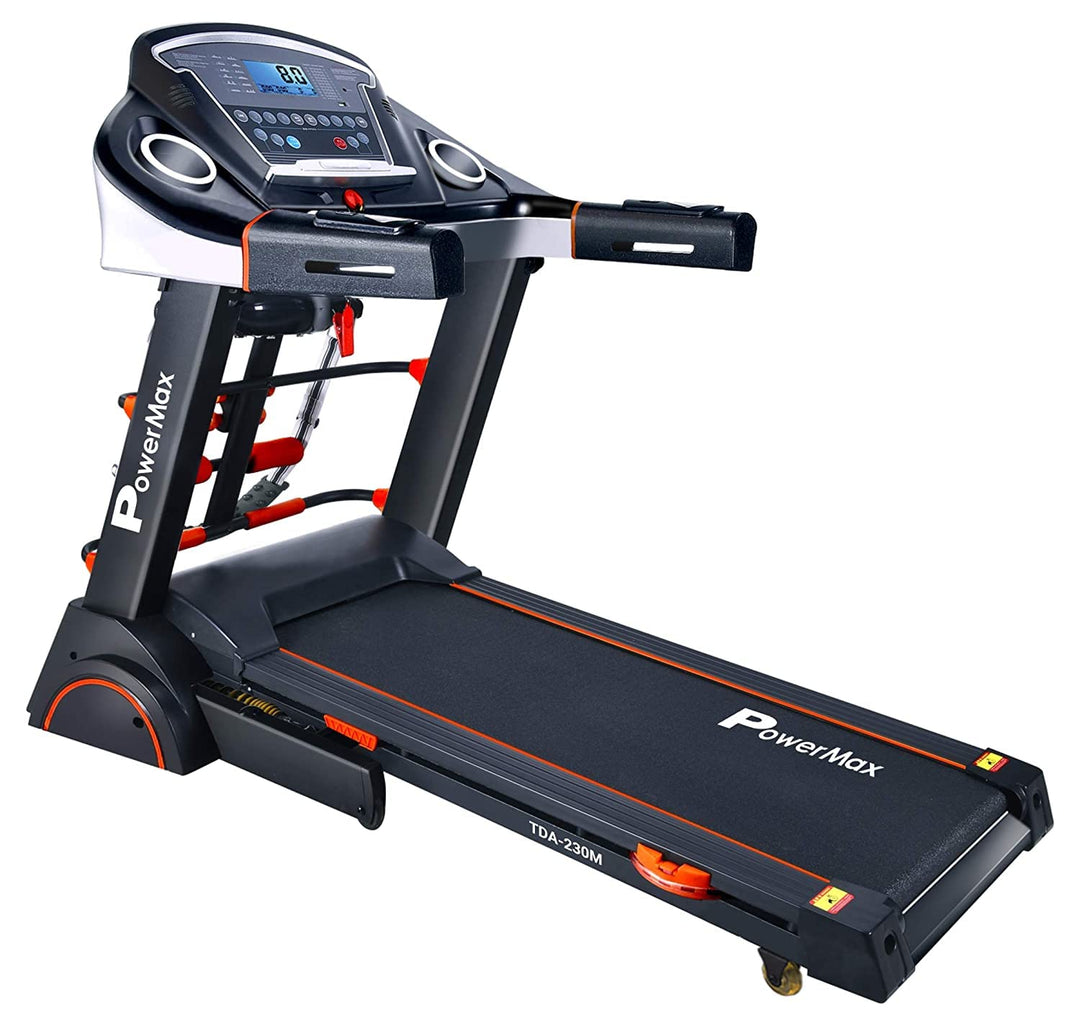 TDA-230M(4HP Peak)Multi-Function Treadmill for Home Use with Massager?Max User Wt. 120kg |15 Level Auto Incline | Top Speed:14 Km/hr | Spring Resistance?(FREE INSTALLATION ASSISTANCE)