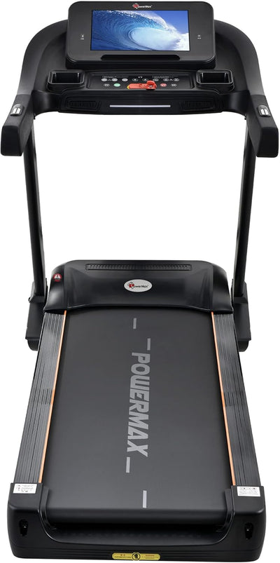 TAC-585 5HP AC Motor Semi-Commercial Motorized Treadmill Up to Max User Weight 150kg | 15 Auto Incline Level | MP3 & USB Input with 15.6 Inch Touch Screen Display and Auto Lubrication