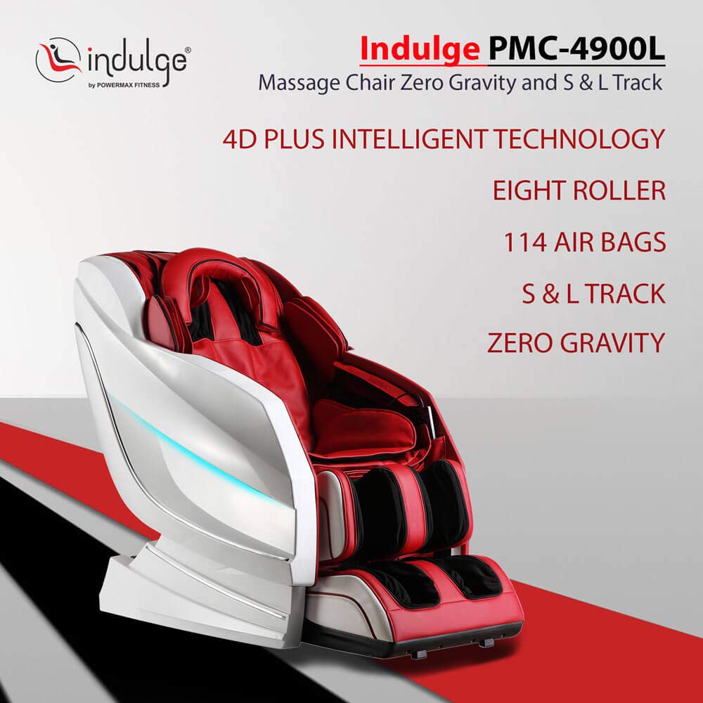 Full Body | Zero Gravity Massage Chair (Free Installation & Demo) for Home Stress & Pain Relief with 4D Plus intelligent technology | Dedicated Foot & Calf Massage (Model: PMC-4900)