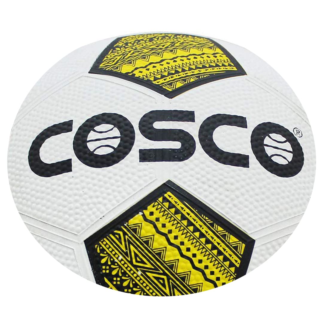 Mundial Nylon Foot Ball | Size 5 | White/Black