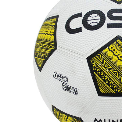 Mundial Nylon Foot Ball | Size 5 | White/Black