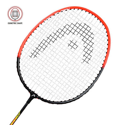 Reflex 20 Aluminium Badminton Racquet (Strung) with Nylon Shuttlecock and Cover (Set of 2)