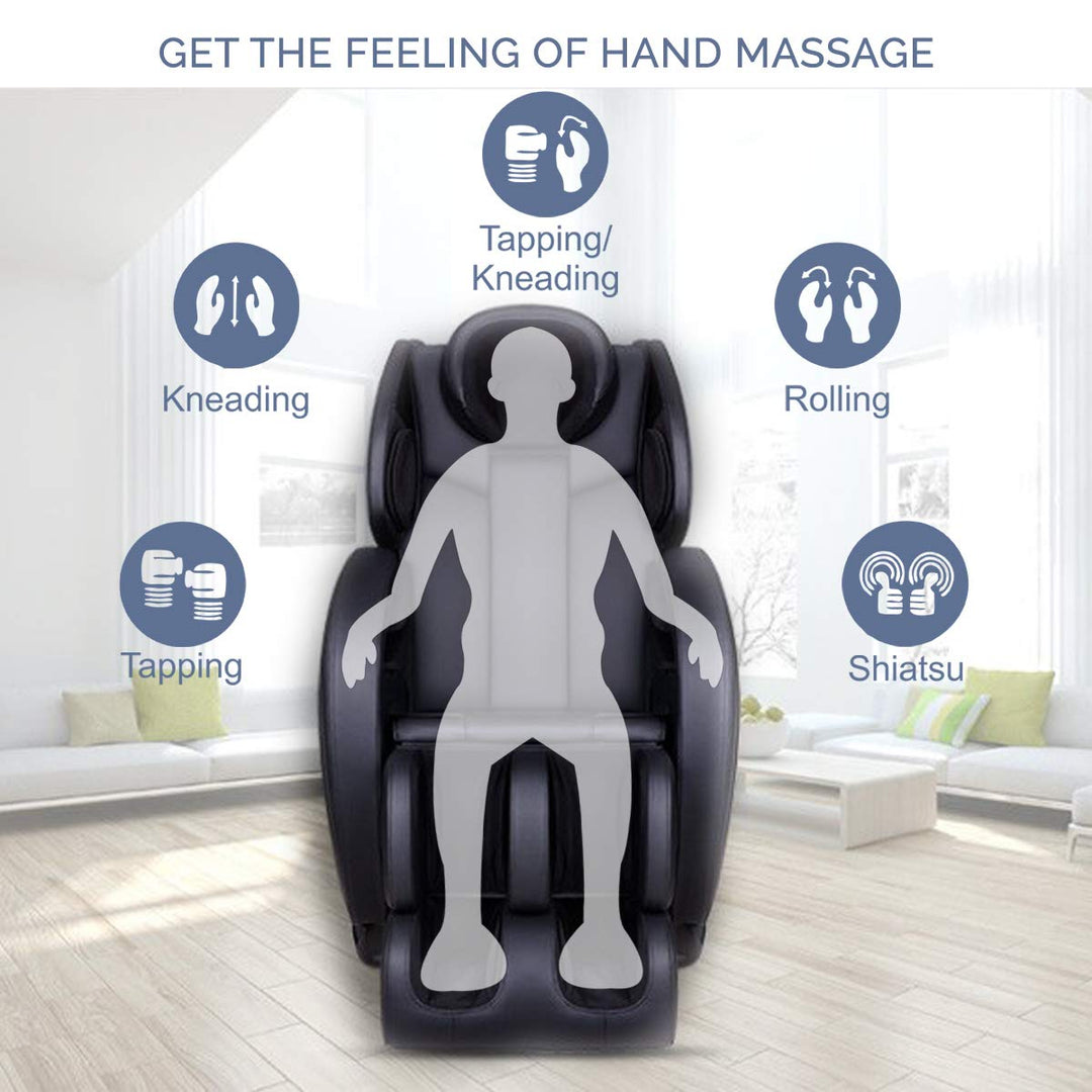 Full Body | Zero Gravity Massage Chair (Free Installation & Demo) for Home Stress & Pain Relief with 2D Intelligent Technology | Dedicated Foot & Calf Massage (Model: PMC-2000)