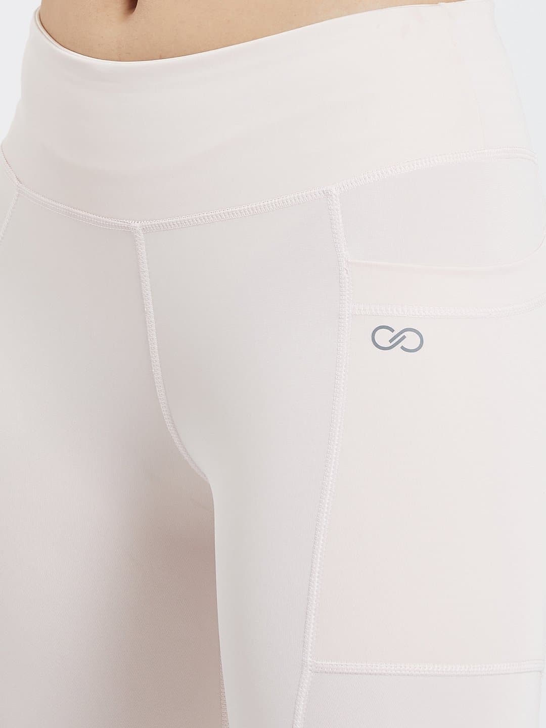 Maxtreme Power me Pastel Pink Ankle Pocket Leggings