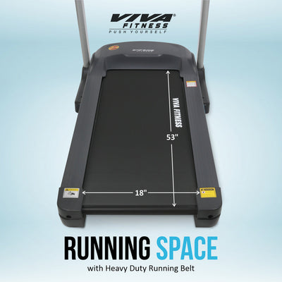 T-415 DC Motorized Treadmill with 3-Level Manual Incline