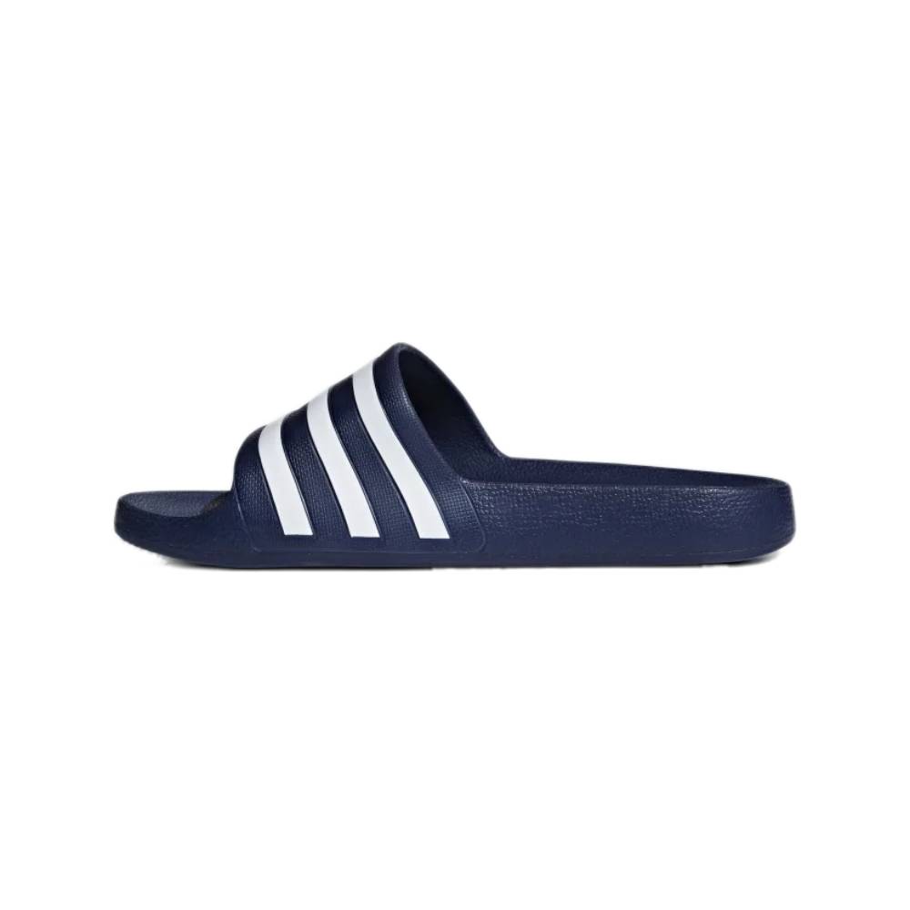 Men's Adilette Aqua Slide (Dark Blue/Cloud White/Dark Blue)