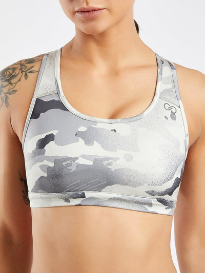 Essential Camo Printed Sports Bra #9