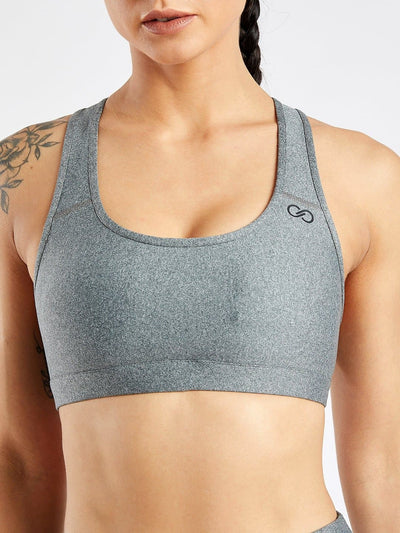 Maxtreme Active Grey Sports Bra